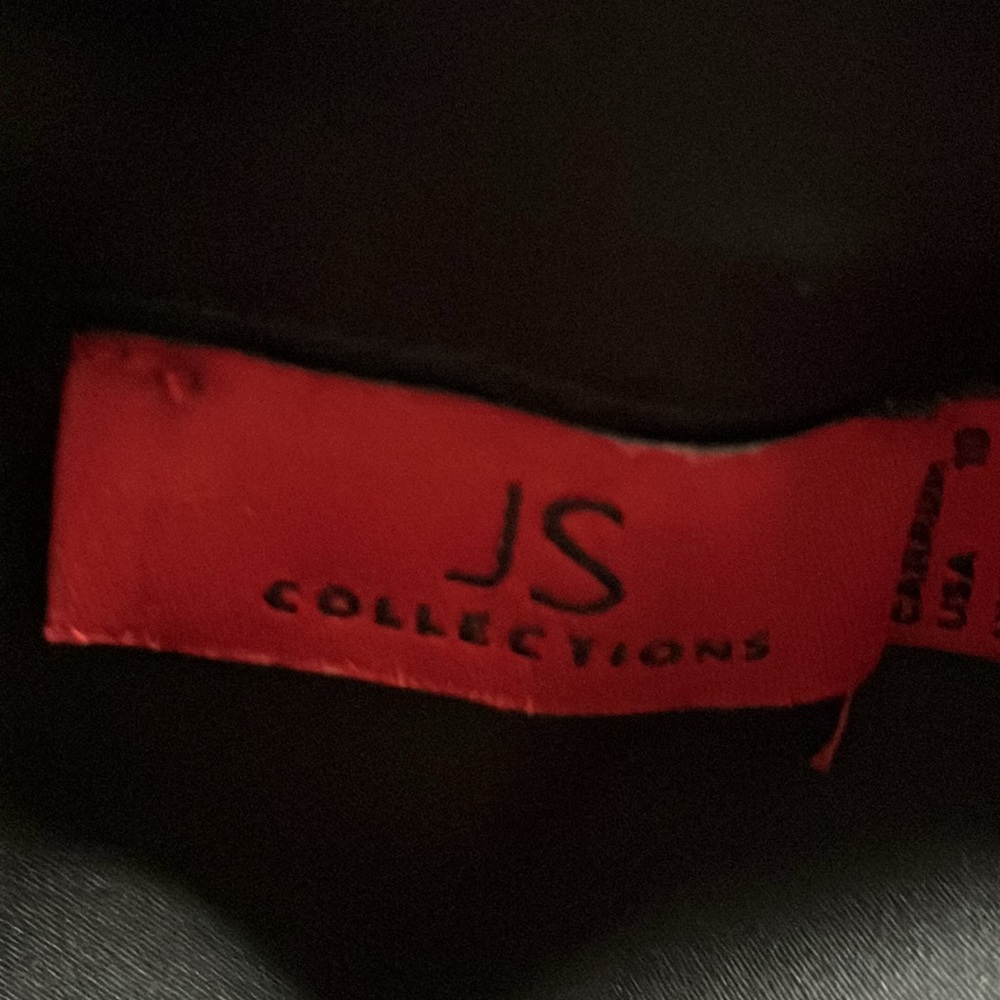 Nwot! Js Collections Black Satin Size 10 Skirt. N… - image 4